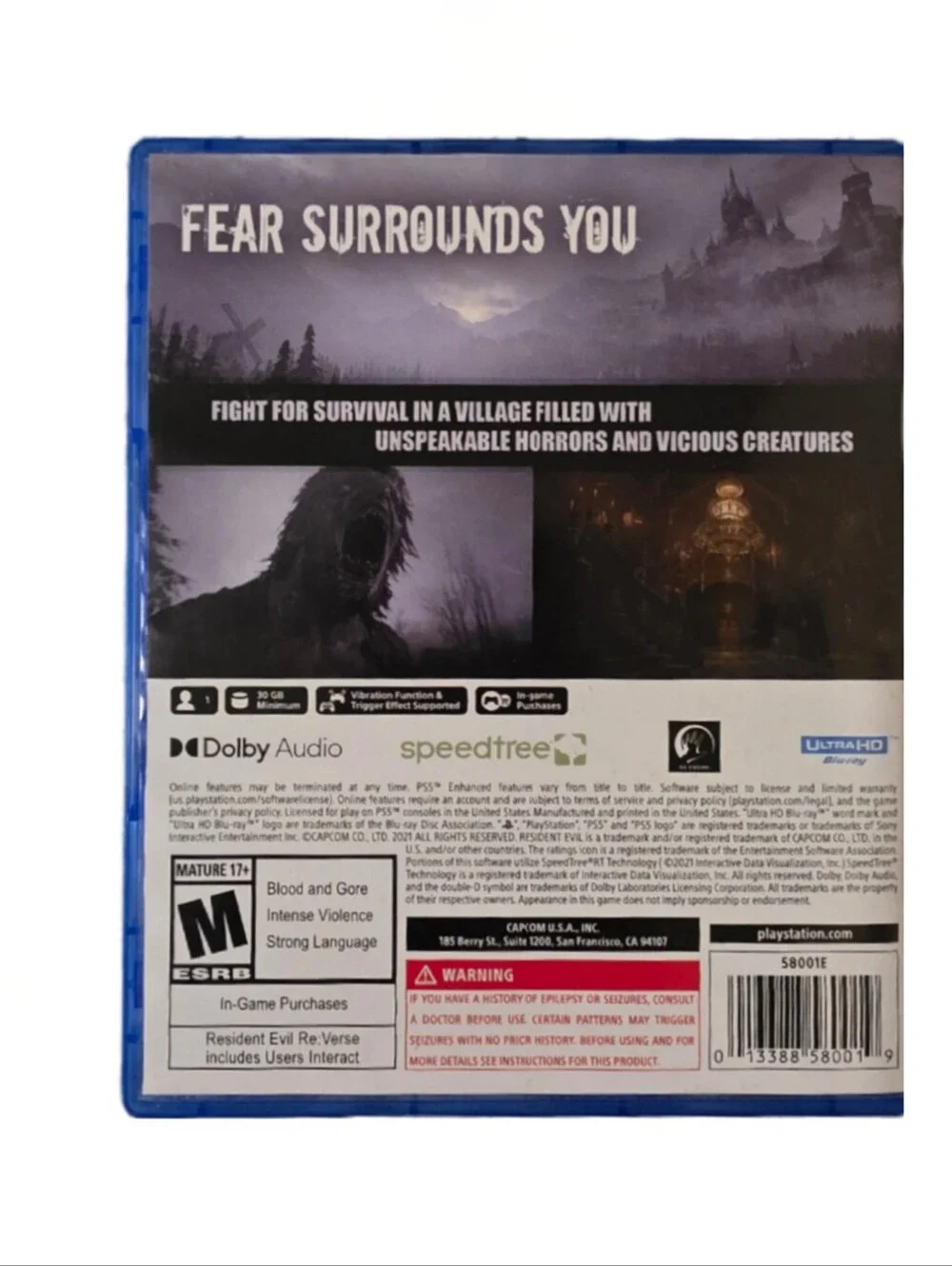 Resident Evil Village - Sony PlayStation 5 - FAST SHIPPING